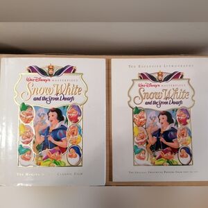 Walt Disney's Snow White and the Seven Dwarfs Book and Lithographs